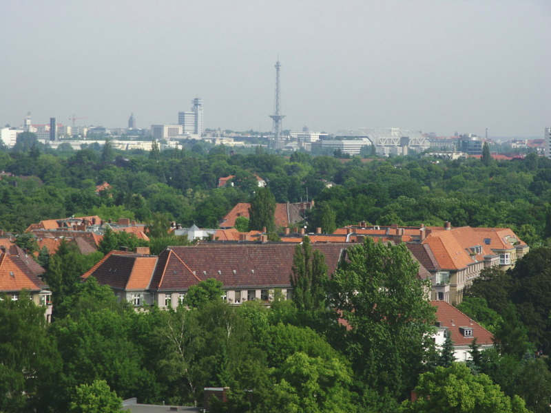 *Ausblick vom Turm des Rathaus Schmargendorf*
