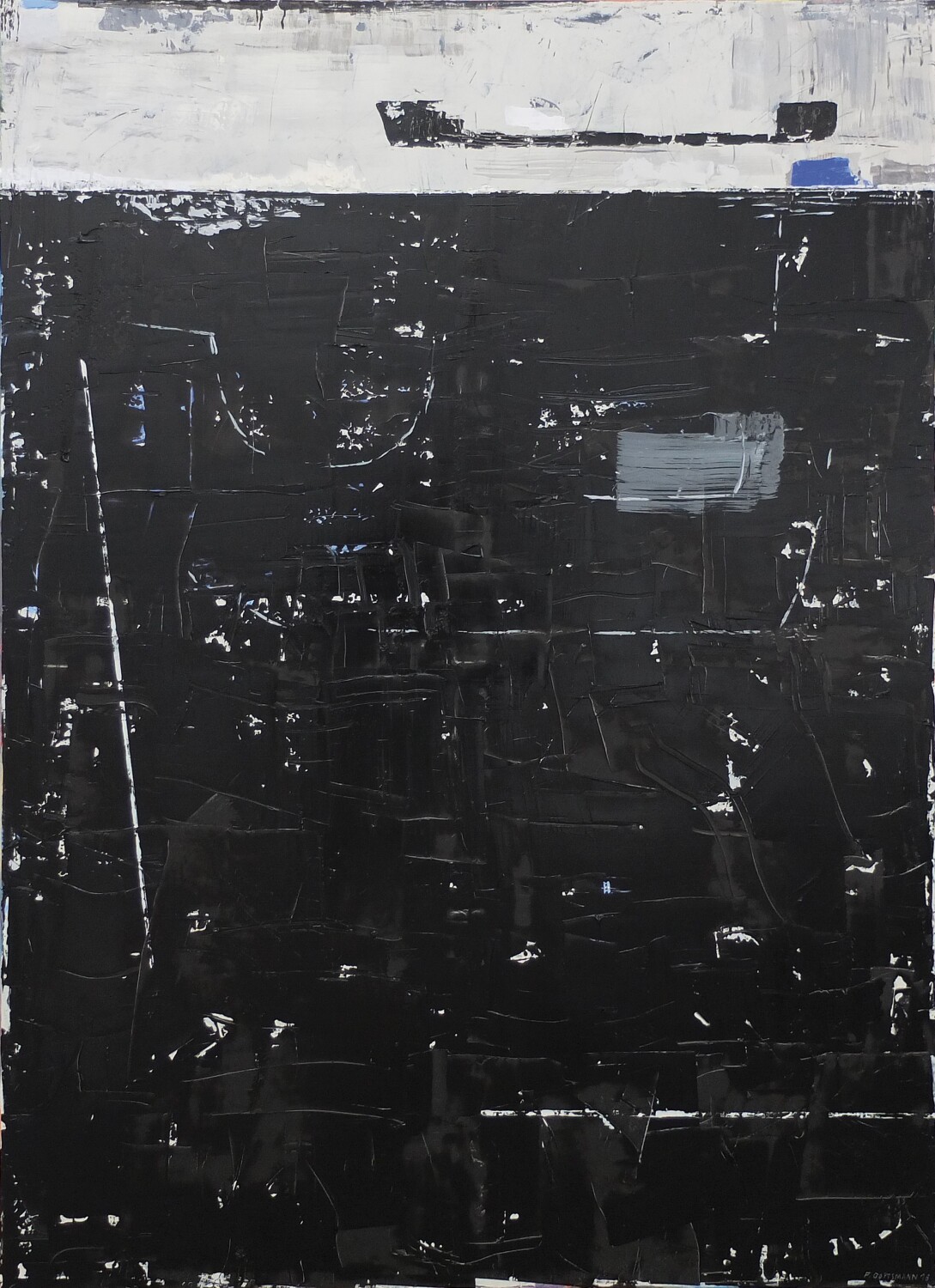 Frank Gottsmann, Nördlich, 2016, Öl auf Leinwand, 160 x 120 cm