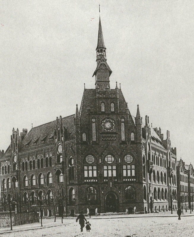 Rathaus Lichtenberg im Jahr 1909