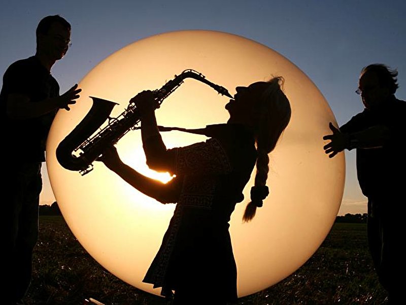 Saxophonistin Kathrin Eipert