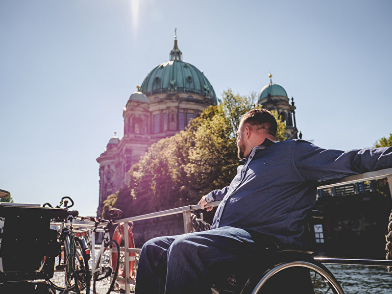 Menschen mit Sehbehinderung in Berlin