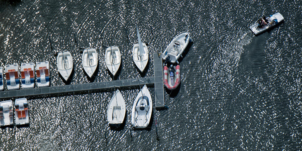 Boote auf dem Wannsee