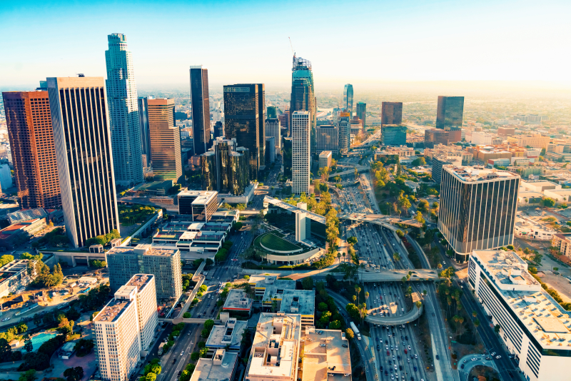 Luftaufnahme Los Angeles