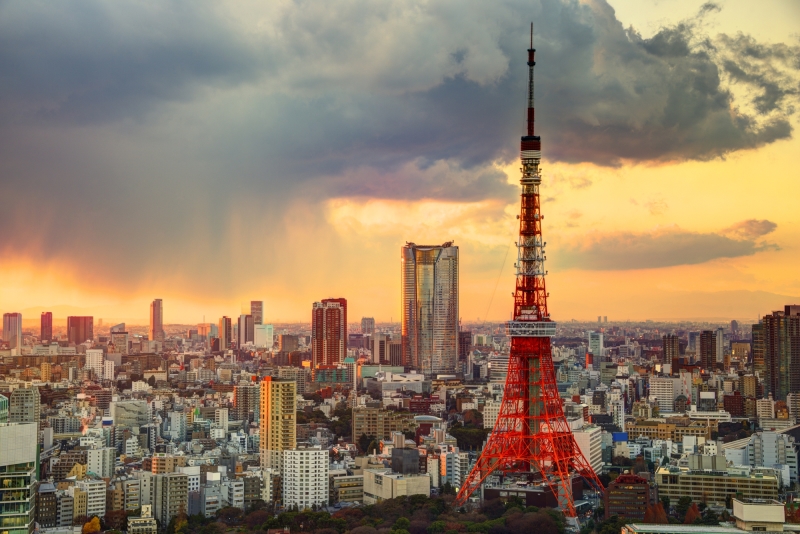 Tokio: Turm und Skyline