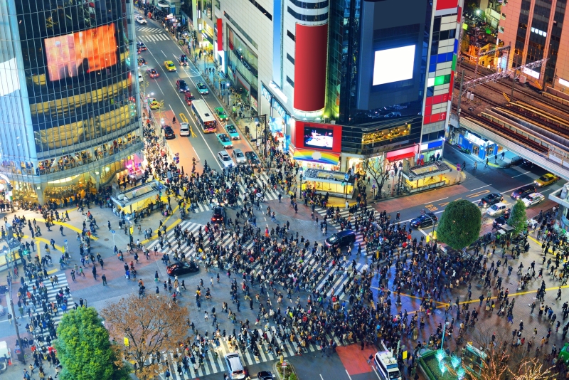 Tokio: Kreuzung