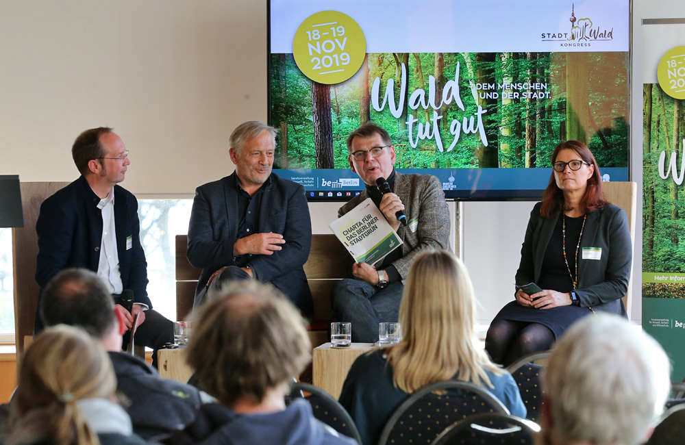 Interview: Wald und Stadt, mit Conrad Amber, Susanne Formanek und Klaus Wichert, SenUVK; Moderation Matthias Herbert BfN