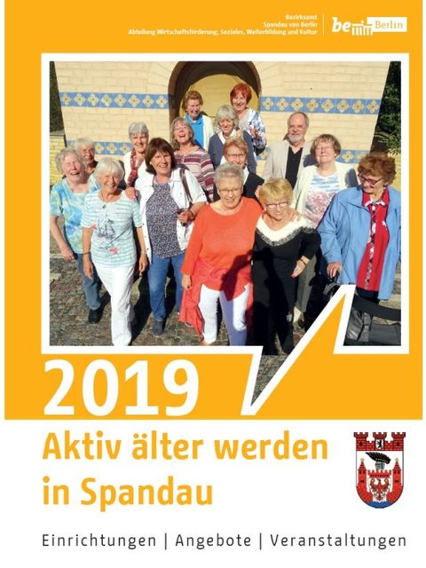 Titelblatt der Publikation "Aktibv älter werden in Spandau" 