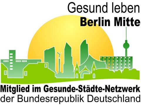 Logo des Gesunde-Städte-Netzwerks Berlin-Mitte