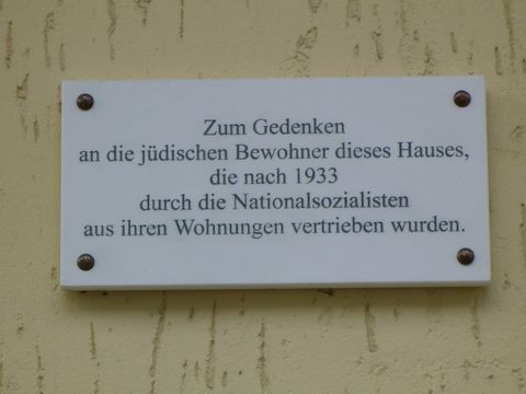 Gedenktafel an dem Haus Joachim-Friedrich-Str. 48, 10.3.2009, Foto: KHMM