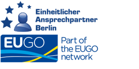 Logo of the Point of Single Contact and the EUGO network
