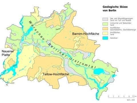 Geologische Skizze von Berlin