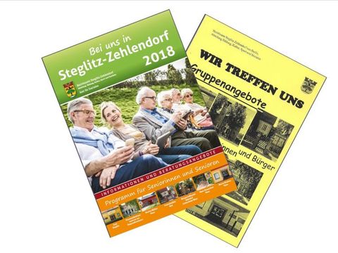 Zwei Broschüren vom Sozialamt Steglitz-Zehlendorf