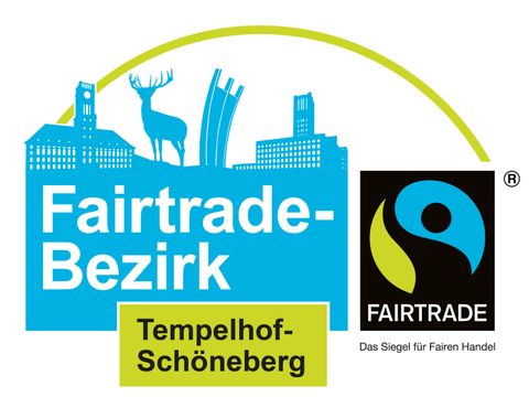 Logo Fairtrade Stadtbezirk Tempelhof-Schöneberg