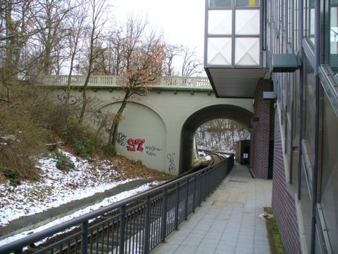 S-Bahnhof Pichelsberg, 10.2.2007, Foto: KHMM