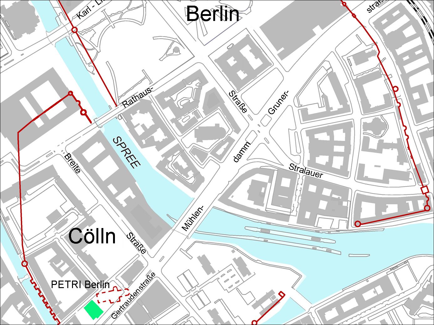 Bildvergrößerung: PETRI Berlin im mittelalterlichen Kern von Berlin