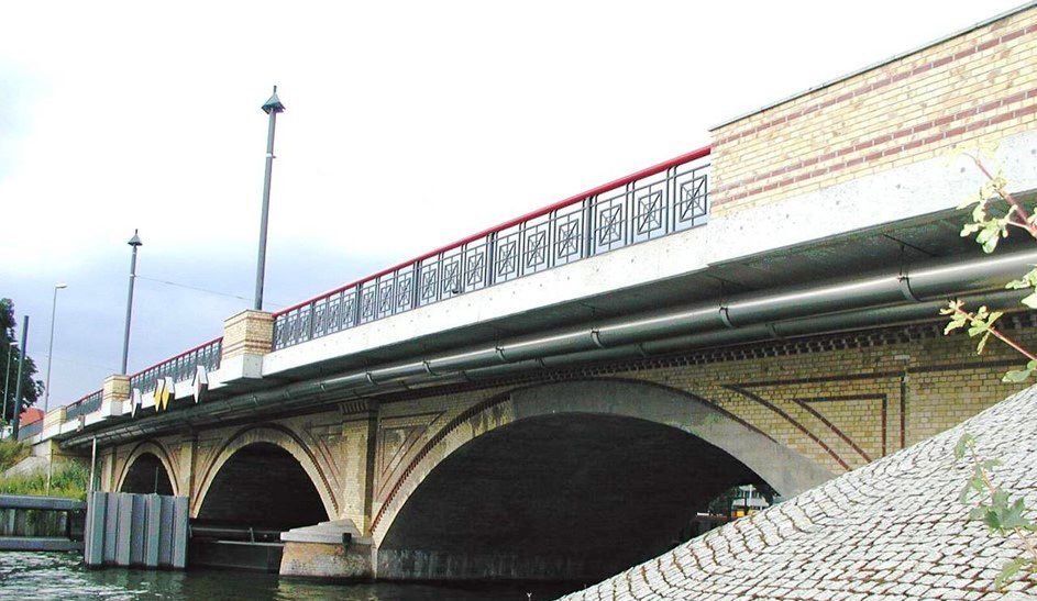 Südseite der Lange Brücke, August 2020