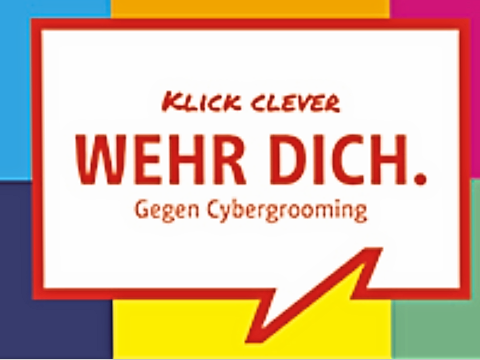 Logo Klick clever wehr dich. Gegen Cybergrooming