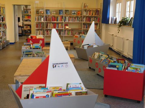 Bilderbuchraum der Kinder- und Jugendbibliothek Spandau