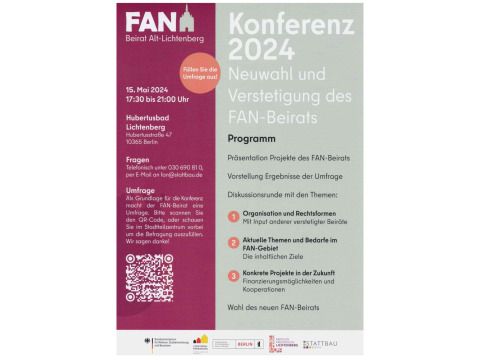 Plakat FAN Konferenz 2024