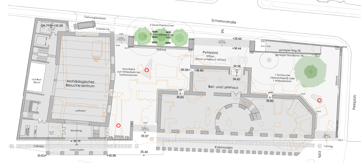 Bildvergrößerung: Petriplatz Außenanlagen Wettbewerbsentwurf 2012