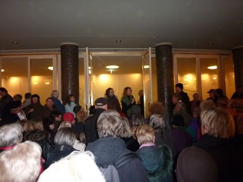 Begrüßung im Schiller Theater, 8.1.2011, Foto: KHMM