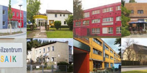 Collage der Stadtteilzentren Marzahn-Hellersdorf