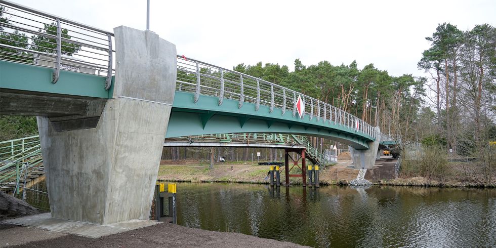 Eröffnung der neuen Fuß- und Radverkehrsbrücke Schmöckwitzwerder