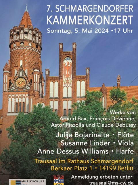 Bildvergrößerung: Schmargendorfer Kammerkonzert 7 Plakat