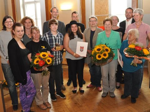 Preisträgerinnen und Preisträger des Pankower Umweltpreises 2015