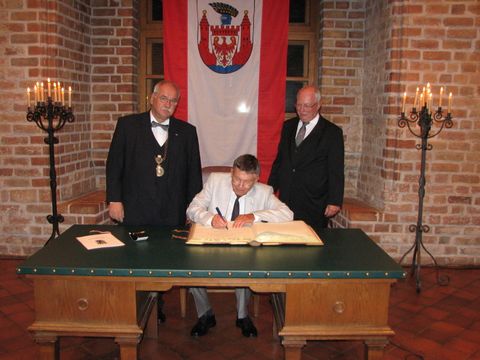Konrad Birkholz, Gerd Grundke und Jürgen Vogt (von links nach rechts)