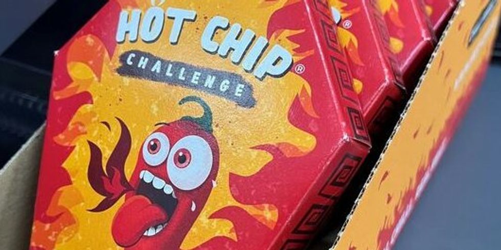 Hot Chip Challenge Mais Tortilla Chip