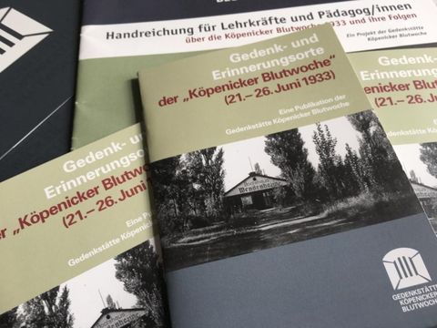 Publikationen, Museen Treptow-Köpenick, Gedenkstätte Köpenicker Blutwoche
