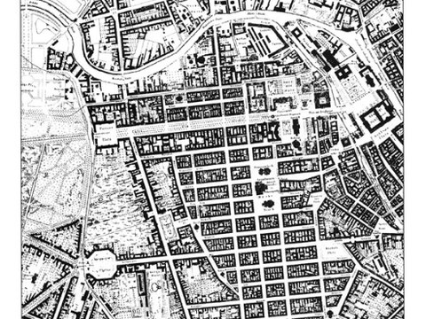 Bildvergrößerung: Die historische Friedrichstadt (1876)