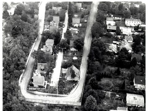Zoom: Luftaufnahme "Entenschnabel" (Reinickendorf) 1976