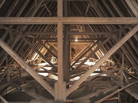 Dachstuhl der Glaubenskirche, Lichtenberg