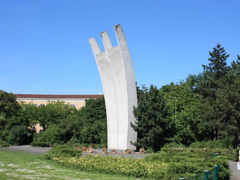Das Luftbrücken-Denkmal am Platz der Luftbrücke
