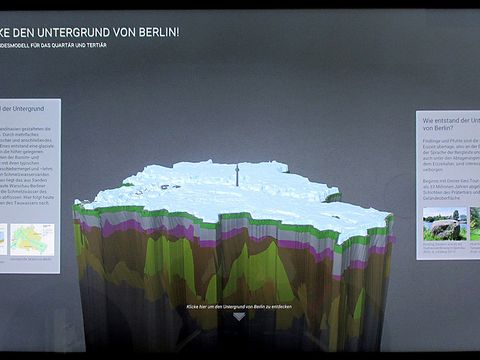 Bildvergrößerung: Interaktive 3D-Anwendung zum geologischen Modell Berlin 
