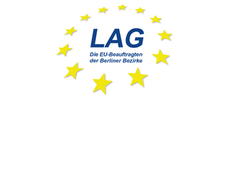 Das Bild zeigt das Logo der EU-Beauftragten der Berliner Bezirke. 