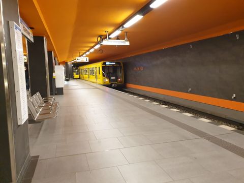 U7 Halemweg, Bahnsteig