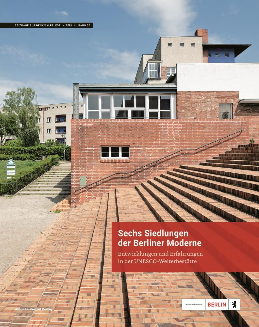 Cover "Sechs Siedlungen der Berliner Moderne", 2021