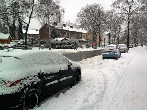 Winterlandschaft Straße