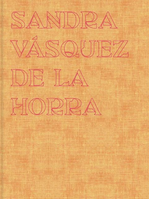 Cover Sandra Vasquez de la Horra