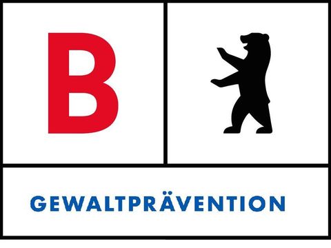 Berlin-Logo mit der Aufschrift Gewaltprävention