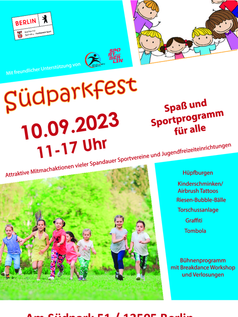 Bildvergrößerung: Südparkfest_Plakat_2023
