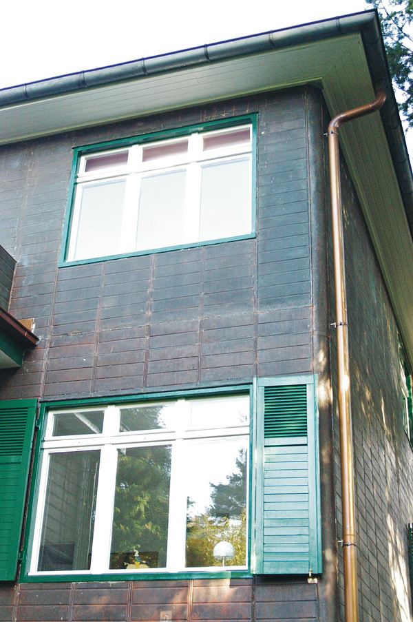 Kupferaußenhaut mit Fensterdetail (Detail), 2012