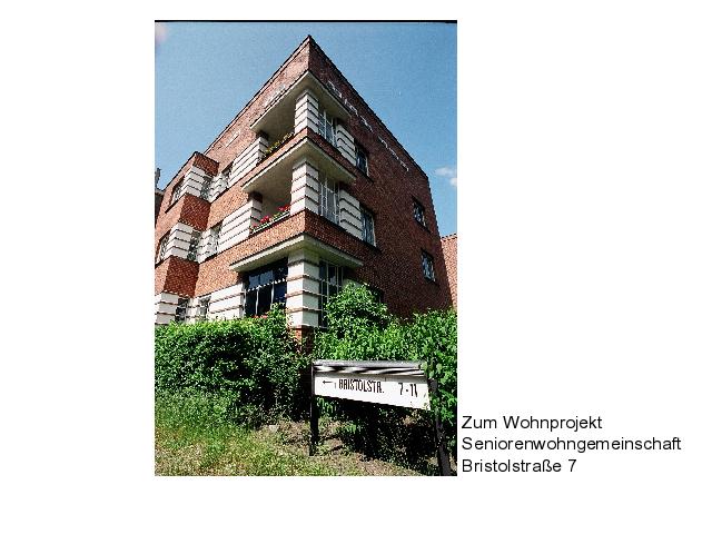 2003 Zum Wohnprojekt Seniorenwohngemeinschaft Bristolstraße 7