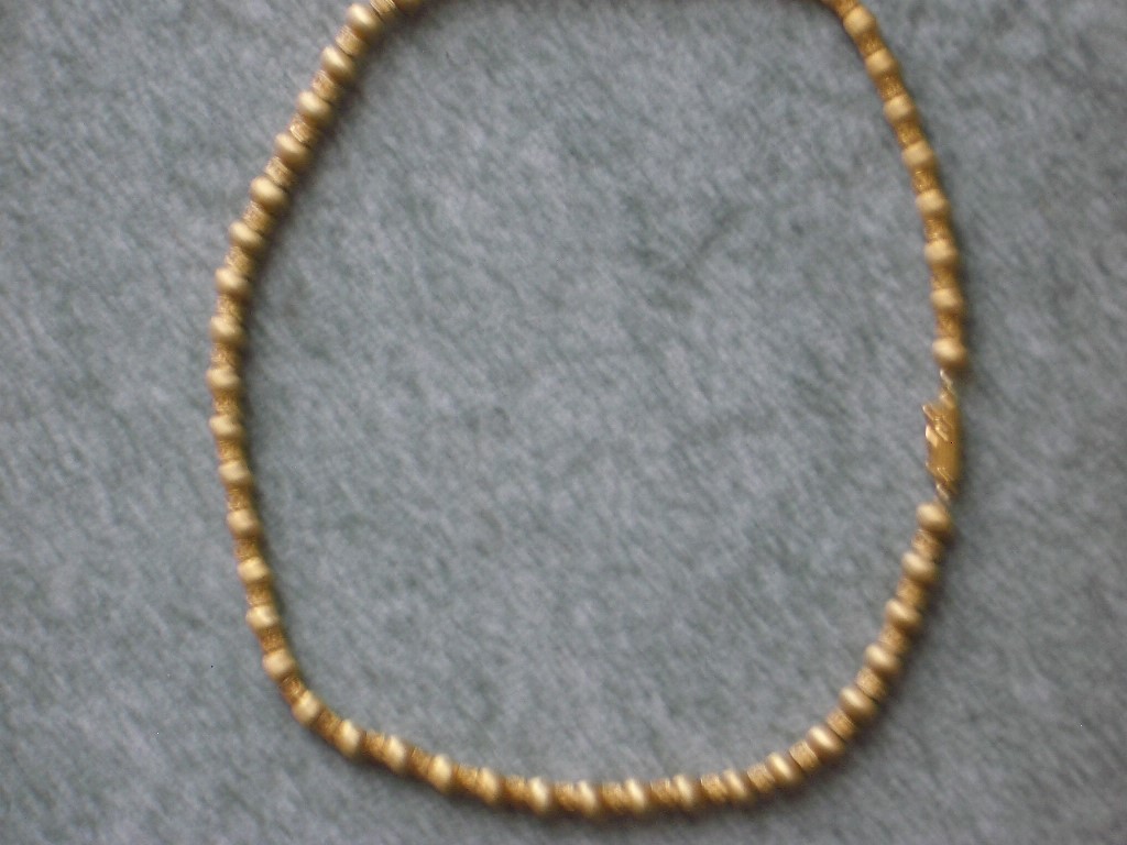 goldfarbene Halskette