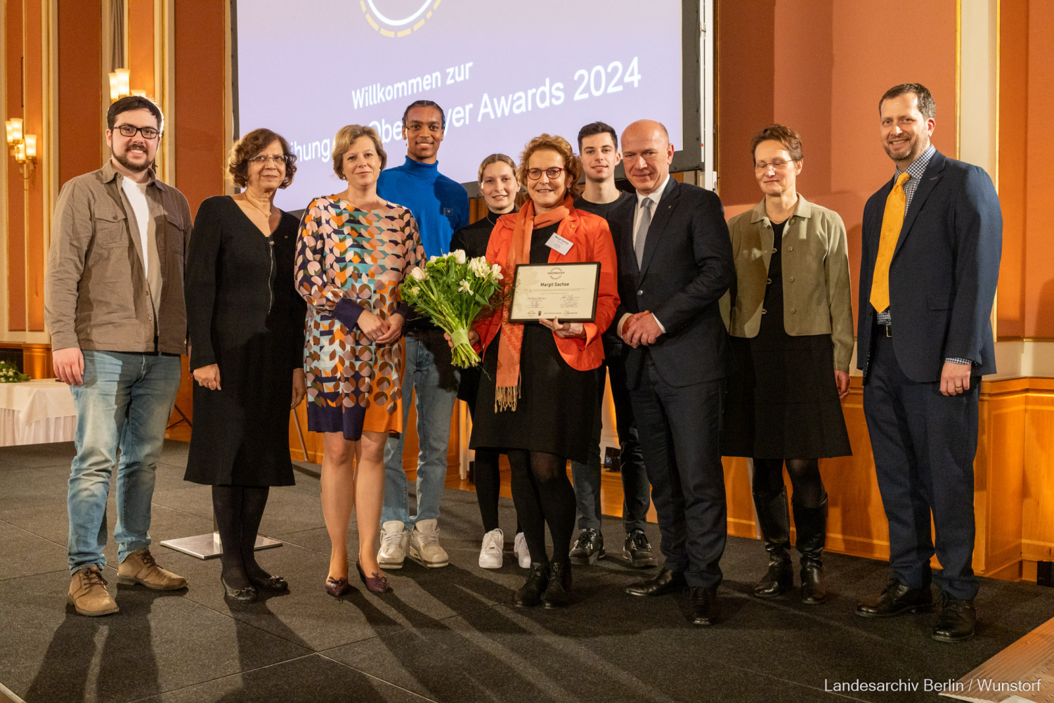 Verleihung der Obermayer Awards 2024 am 29.01.2024 im Roten Rathaus