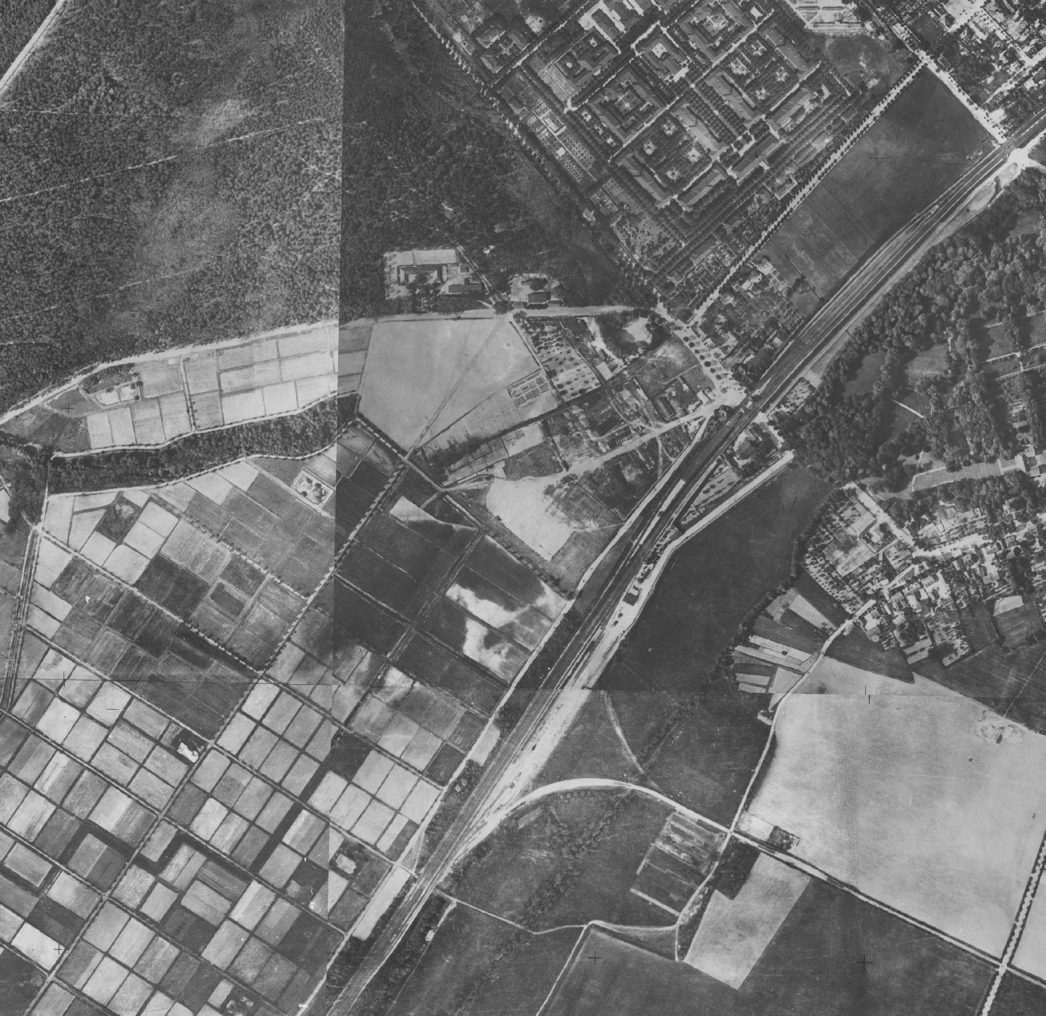 Luftbild von 1928