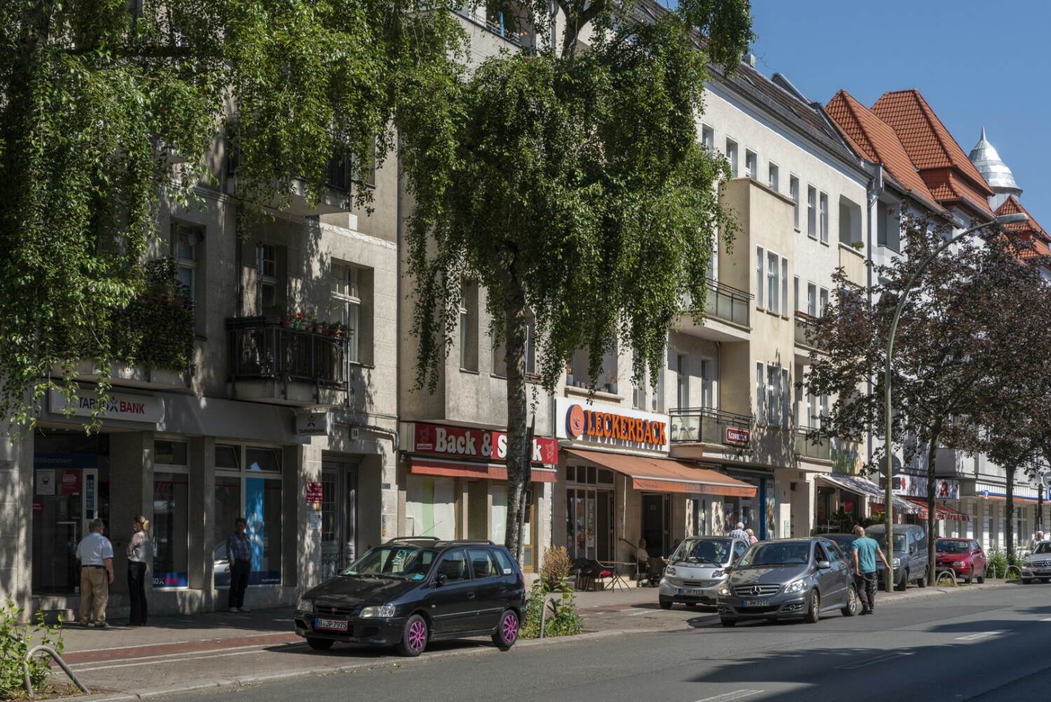 Straßenzug Baumschulenstraße im Fördergebiet Baumschulenstraße/Köpenicker Landstraße